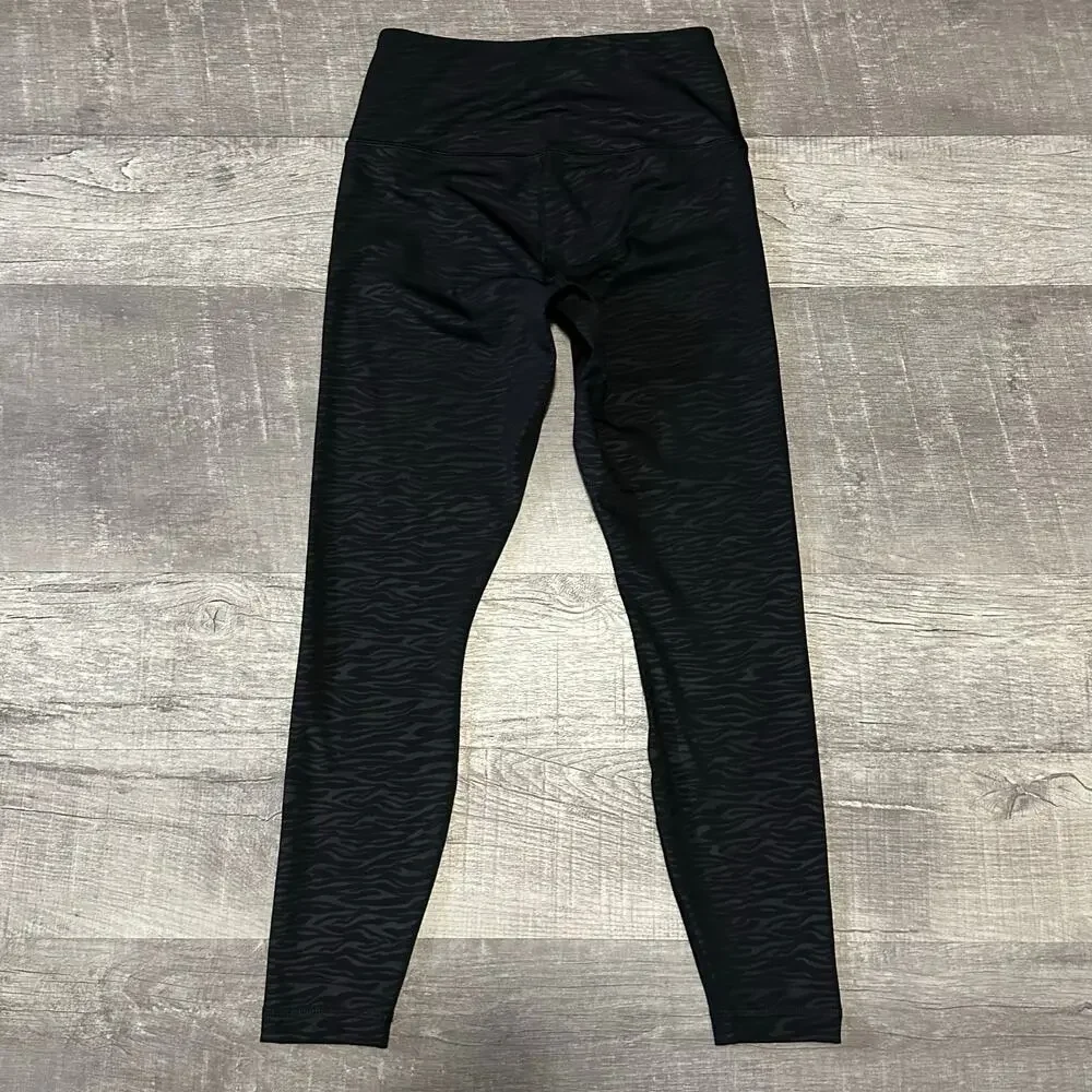 Legging Bundle Women Small Marika Green & 90 Degree Black Stripe Print Athletic - Picture 3 of 9